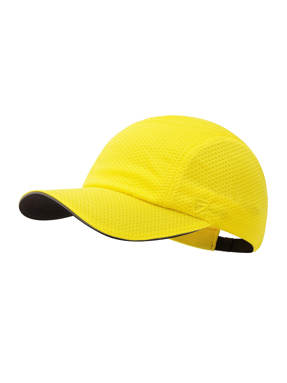 Women's Race Day Running Cap Performance Mesh Hat | Yellow | Size 6 5/8-7 1/2
